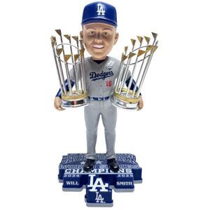 Will Smith (Dodgers) 2025 World Seriess Back to Back Champs Bobblehead